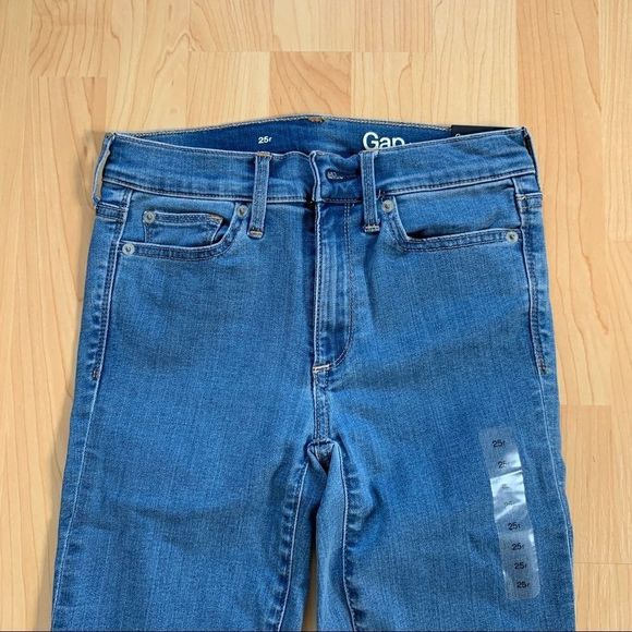 New Blue Gap Skinny Jeans Size 25 - Picture 5 of 8